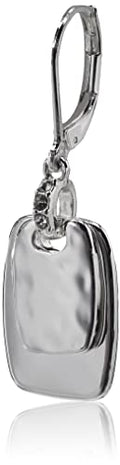 Nine West Women's Drop Earrings, Fashion Jewelry Accessories for Everyday and Special Occasion Wear, Lightweight Statement Earrings for Day and Evening Looks - color: Crystal - Silver