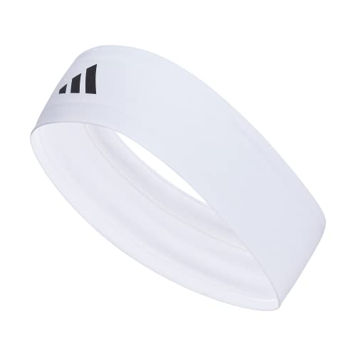 adidas Alphaskin Tie Headband - color: 3/White/Black