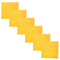 Motique Accessories Solid Color Bandana - Set of 6 Bandannas - color: Yellow