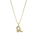 James Michelle Bubble Zodiac Necklace for Women – 3-Year Color Guarantee – Waterproof, Non-Tarnish, Hypoallergenic, Gold PVD Coated – Great for Beach, Wedding, Gifts - style: Leo