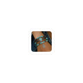 Western Turquoise Beaded Bracelet Stack - Vintage Cowgirl Stretch Set with Bull Skull, Feather & Boot Charms, Handmade Boho Jewelry for Rodeo, Country Concerts & Casual Western Outfits - style: 3