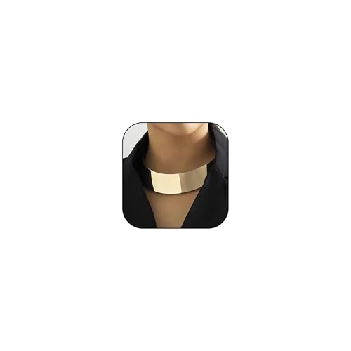 choice of all Chunky Gold Necklace Statement Necklace for Women Punk Chain Thick Gold Choker Jewelry Trendy Birthday Gifts - color: E:chunky necklace