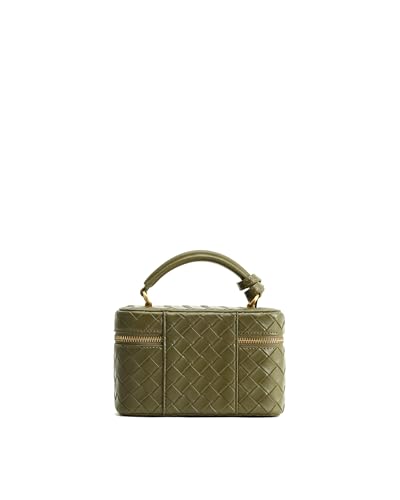 JW PEI Women's Cleo Box Shape Top Handle Bag - color: Olive Green