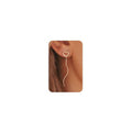 Dangle Earrings for Women - 14K Gold/White Gold/Rose Gold Plated Butterfly Heart Star Hoop Chain Long Tassel Cubic Zirconia CZ Dangle Earrings - color: gold heart