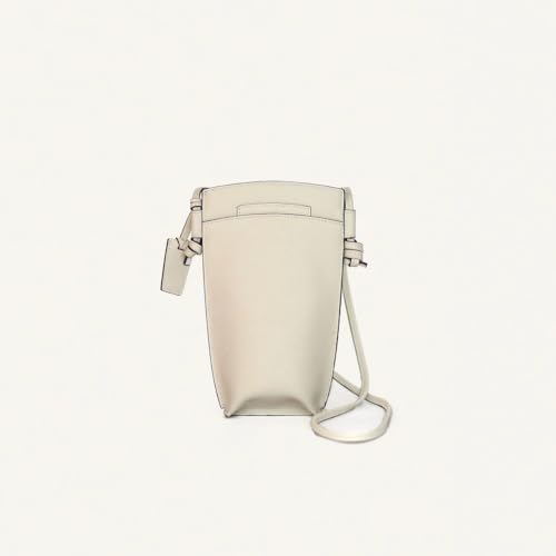 Rever Rubin Phone Crossbody Sling Bag, Leather, Fits Phone, Cards, Essentials | Phone - color: Milk (White)