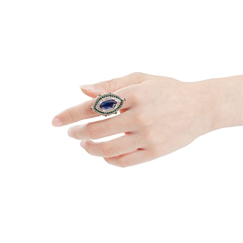 Women Ring - 32mm Turkish Style Gemstone Women Jewelry J0769 - color: Multicolor