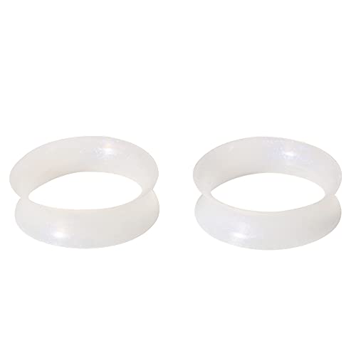 WBRWP 20/28pcs Ear Stretching kit Set: Hollow Hard/Soft Silicone Plugs and Tunnels Ear Expander Gauges Stretcher Body Piercing Jewelry - style: 28pcs Thin/Transparency with Light Shining