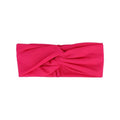Motique Accessories Hot Pink Solid Twist Turband Headwrap Hair Band for Women - color: Hot Pink