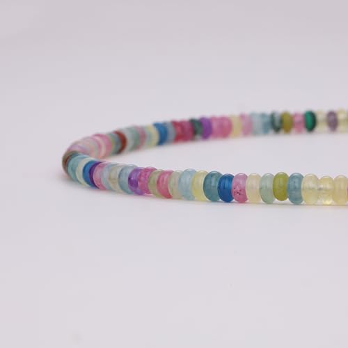 COAI Colorful Gemstone Necklace for Women, Vacation Jewelry Beaded Summer Necklace for Women - style: Beads Necklace