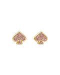 kate spade new york Everyday Spade Studs - color: Pink Pave