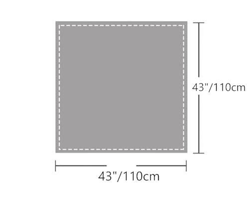 XL 43 Inch Extra Large Square Scarf Fashion Scarves Silk Feeling Hair Scarf Wrapping Scarfs Night Sleeping Headscarf - color: Ba1015