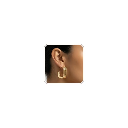 4 Pair Small Gold Hoop Earrings for Women Sensitive Ears - Hypoallergenic 14k Real Gold Plated Hoops Zirconia Cartilage Huggie Earrings Set Helix Piercing Earring Gold Jewelry for Women Gift - color: 1944 Hoop Gold
