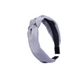 Satin Knot Headband for Women (Light Grey) - color: Light Grey