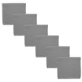 Motique Accessories Solid Color Bandana - Set of 6 Bandannas - color: Light Grey