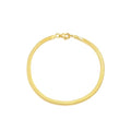 14K Yellow Gold 6-13 Inch 1.2mm-3.2mm Chain Bracelet Anklet for Women, Cuban Link Curb/Rope/Paper Clip/Round Snake/Herringbone/Bead/Water Wave, Thin Gold Chain Bracelet Durable Strong Real 14k Gold Chain Bracelet Anklet - color: 2.6mm Herringbone, size: 1