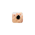 Statement Rings For Women Chunky Gold Ring Unique Cocktail Rings Vintage Big Black Drip Ring Fashion Punk Jewelry For Women - style: Gold