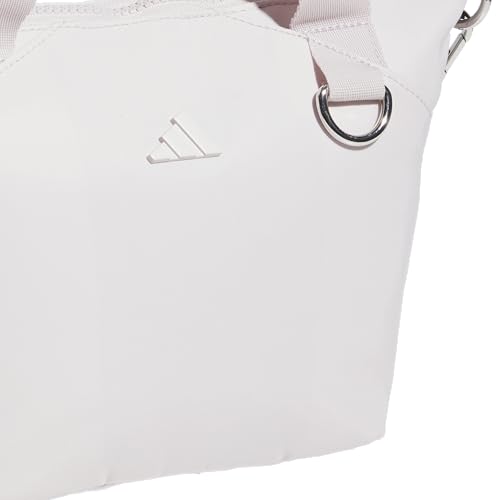 adidas Small Tote Mini Bag for Women and Men - color: Premium/Ice Purple/Silver Metallic