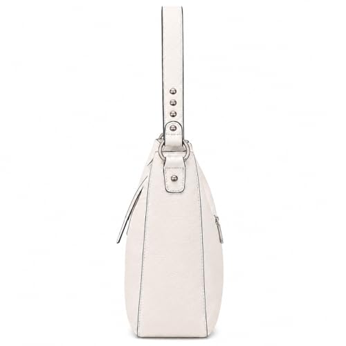 Montana West Hobo Bag for Women Crossbody Purse and Handbags Ladies Chic Shoulder Bags - color: Beige