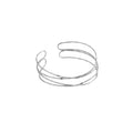 Choistily Arm Cuff Bracelet Gold Cuff Bracelet Silver Cuff Bracelet Arm Cuff Upper Arm Cuff Bracelet Jewelry Gift for Women - color: silver