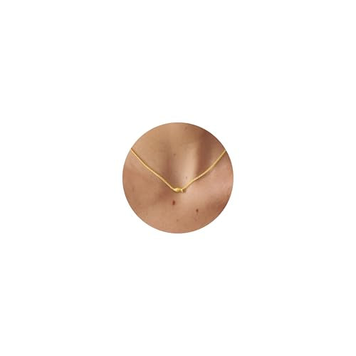 LLWOM Gold Necklace for Women-14k Gold Plated Infinity Necklace Star Of David Necklace Evil Eye Cross Pendants Heart Dainty Gold Necklace For Women - color: Gold, style: Gold Fish