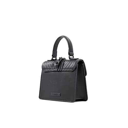 ALDO Women's Regular Jerilini Top Handle Bag - color: Black/Black, size: Small
