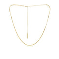 ARSIS 18K Gold Plated Herringbone Necklace Snake Chain Choker Dainty Layered Hypoallergenic Jewelry Gift for Women - color: Gold+Slider Chain