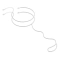 Hand Chain Bracelet for Women Trendy, Dainty Silver Beaded Finger Ring Bracelet Non Tarnish Minimalist Adjustable Simple Cute Silver Bracelets Waterproof Fashion Jewelry - color: Silver-03