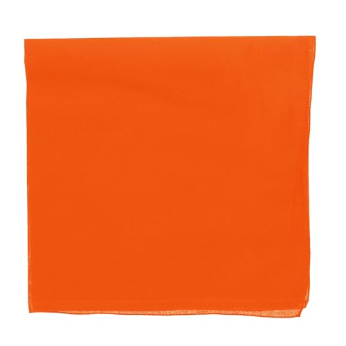 Motique Accessories Solid Color Bandana - color: Orange