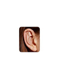 Ear Wrap Hook Earrings for Women Fashion Ear Cuff Crawler Earrings Silver Gold Long Piercing Crystal Curve Style Earring Stick Ear Wrap Earring Rhinestone Trendy Jewelry Gifts - color: slash-gold