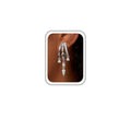Triple Huggie Stacked Earrings for Women Gold Chain Drop Dangle Earrings Cute Statement CZ Earrings Trendy Dainty Jewelry Gift - color: Silver 5
