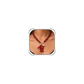 Red Beaded Necklace for Women Choker Gold Toggle Clasp Layered Stack Dainty Statement Western Boho Trendy Summer Vacation Necklaces Birthday Jewelry Gifts - color: C2:Red Beaded Necklace