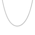 ARSIS 18K Gold Plated Herringbone Necklace Snake Chain Choker Dainty Layered Hypoallergenic Jewelry Gift for Women - color: Silver Single Layer 3mm