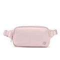 Pander Mini Belt Bag – Ultra Compact, Fits 6.7” Phone, Lipstick, Earbuds, Essentials, Small Crossbody Waist Purse, Pink - color: Pink