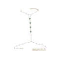Full Rhinestone Harness Bra Body Chain for Men & Women - Sexy Bikini Crystal Bra Lingerie Festival Rave Waist Chain Body Accessories Jewelry - color: Gold