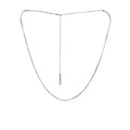ARSIS 18K Gold Plated Herringbone Necklace Snake Chain Choker Dainty Layered Hypoallergenic Jewelry Gift for Women - color: Silver+Slider Chain