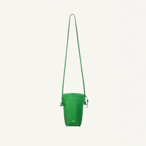 Rever Rubin Phone Crossbody Sling Bag, Leather, Fits Phone, Cards, Essentials | Phone - color: Grass (Green)