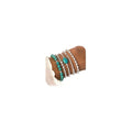 Long tiantian Western Turquoise Beaded Bracelet Set for Women Stackable Cowgirl Bracelets Boho Concho Jewelry Country Concert Rodeo Outfit Accessories Gifts - color: C1:Western Bracelets