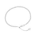 LeCalla 925 Sterling Silver Adjustable Anklets for Women | Women's Anklet Bracelets Foot Jewelry | Chain Link Anklets Silver Jewelry | Summer Beach Jewelry for Wife Girlfriend Her - color: Oval Bead Ball Bolo