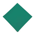 100% Cotton Bandana 27x27 Large Solid Head Scarf for Men Women Thick Opaque Reusable Wrapping Cloth Gift & Lunch - color: Teal Green Single