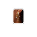 Triple Huggie Stacked Earrings for Women Gold Chain Drop Dangle Earrings Cute Statement CZ Earrings Trendy Dainty Jewelry Gift - color: Gold 5