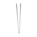 Set of 2 Hair Sticks with 3 Diamonds Chopsticks - Clear - color: Clear