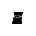 JWICOS Gold Bohemian Layered Waist Chain Belly Chain Belt with Coin Punk Chunky Body Chain for Women and Girls - color: gold