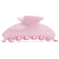 MAORULU Cute Claw Clip for Women – 4.3'' Large Acetate Hair Clips for Thick Thin Curly Long Hair, Durable Hair Clamps Non-slip Jaw Clip, Strong Hold, Stylish French Design (Soft Pink) - color: Soft Pink