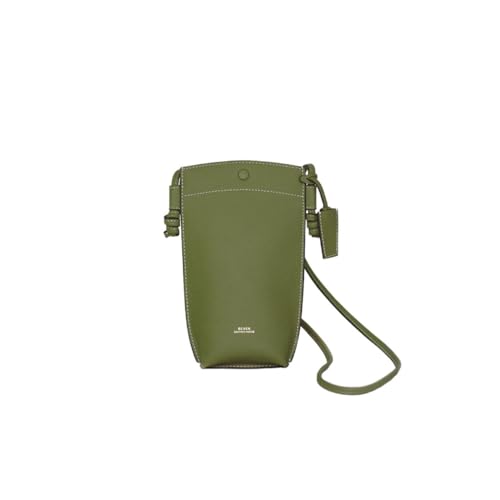 Rever Rubin Phone Crossbody Sling Bag, Leather, Fits Phone, Cards, Essentials | Phone - color: Pistachio (Green)