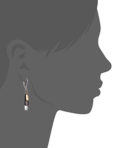 Nine West Women's Drop Earrings, Fashion Jewelry Accessories for Everyday and Special Occasion Wear, Lightweight Statement Earrings for Day and Evening Looks - color: Shaky - Tri Tone