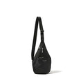 Baggallini Mini Sling - 12x7 Sling Crossbody Bag Backpack with Adjustable Shoulder Strap - color: Black Cheetah Emboss