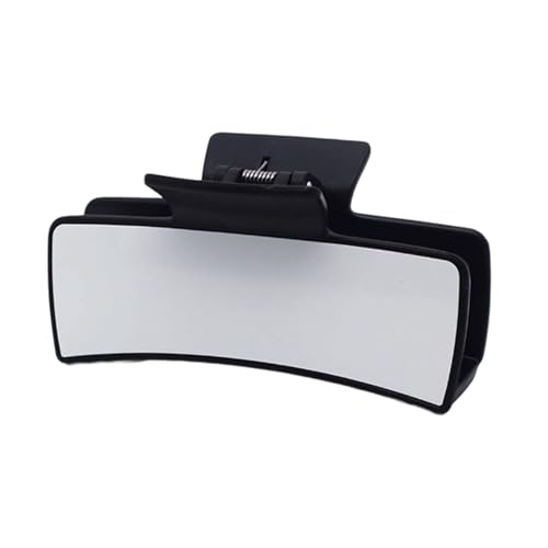 Stylish Hair Clip Fashionable Sublimation Aluminum Plate Hair Clip for Women Heat Transfer Technology Hairpin - color: Black