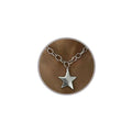 Chunky Necklace for Women Big Star Necklaces for Women Trendy Large Statement Necklace Thick Chain Bold Chunky Jewelry Star Accessories Boho - style: 1 - S