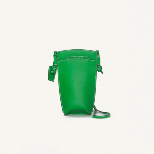 Rever Rubin Phone Crossbody Sling Bag, Leather, Fits Phone, Cards, Essentials | Phone - color: Grass (Green)