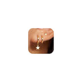 3 Pairs Small Earring Stacks, 14K Gold/Silver/Black/Rose Gold Plated Pearl Heart Butterfly Star Diamond Charm Drop Huggie Earrings Trendy Jewelry Gift for Women - color: Gold-Star
